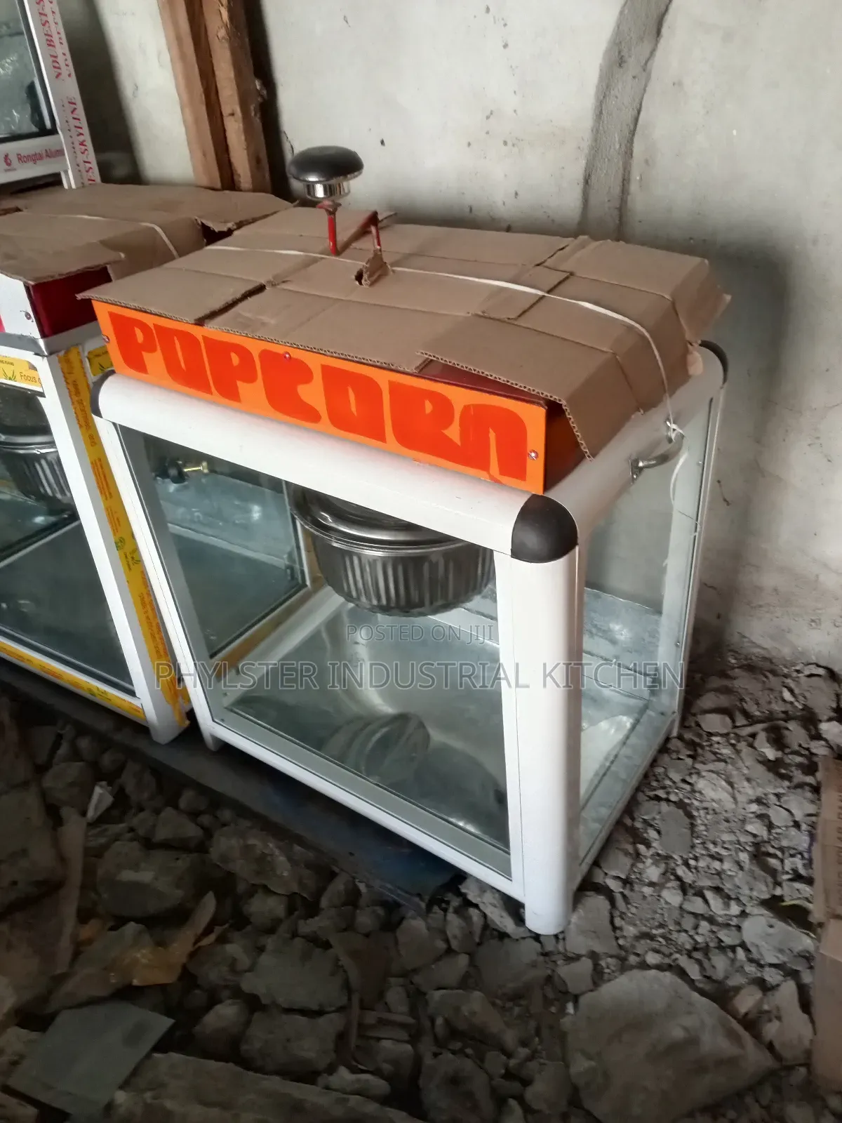 Locally Fabricated Thick Frame Gas Popcorn Machine
