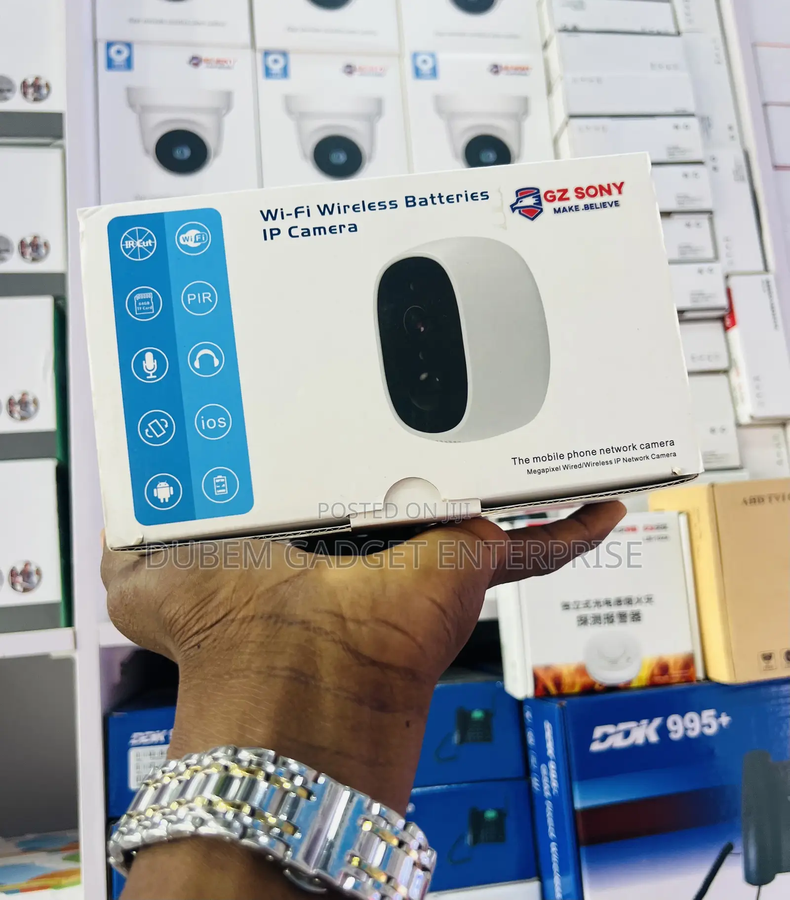 Wi-Fi Wireless Batteries Ip Camera