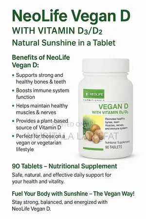 Vegan D With Vitamin D2/D3