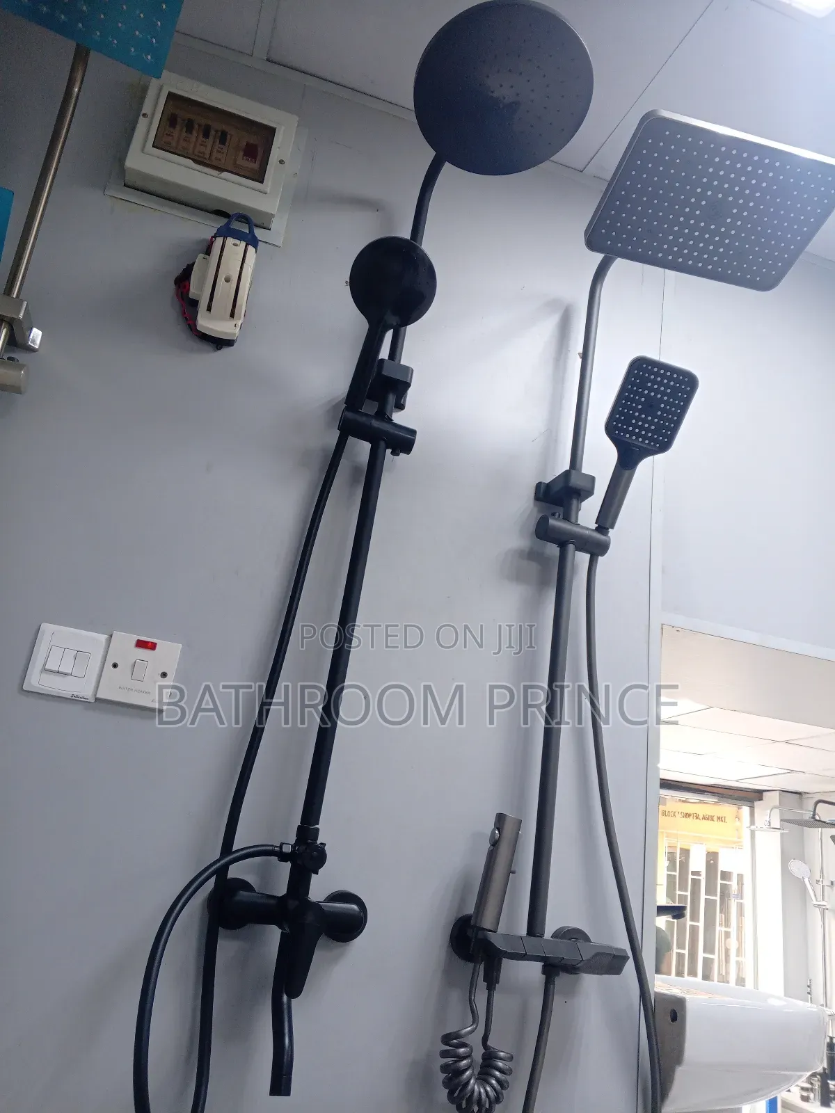 Black Shower Mixer