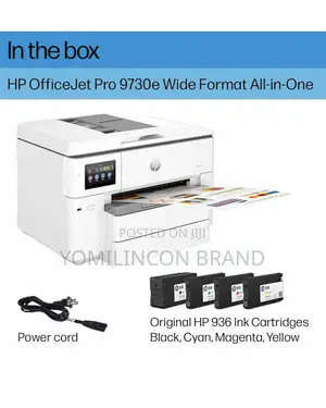 Hp Officejet Pro 9730e Wide-Format Wireless All-in-One Color Inkjet