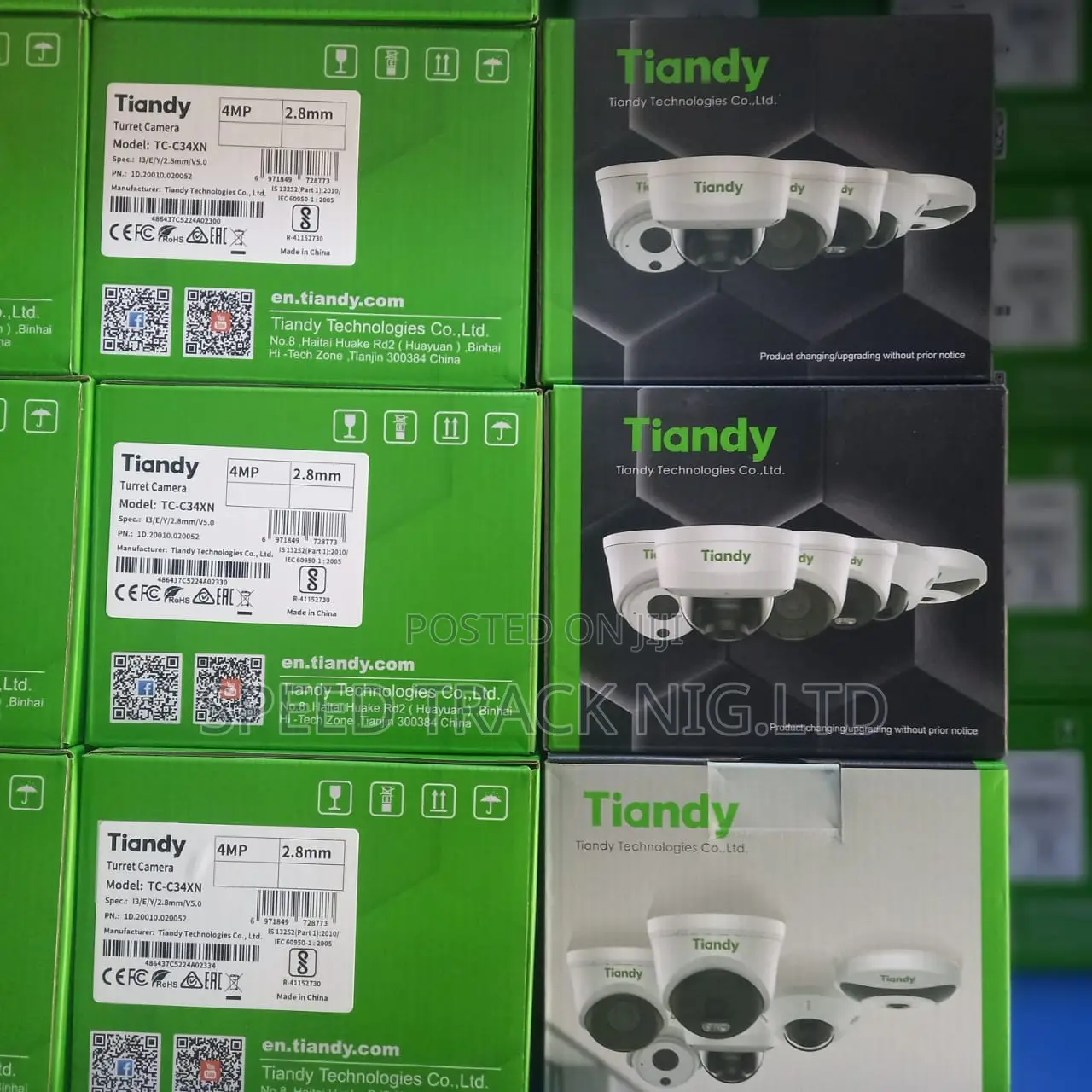 Tiandy 4mp Ip Camera (Tc-C34xn)