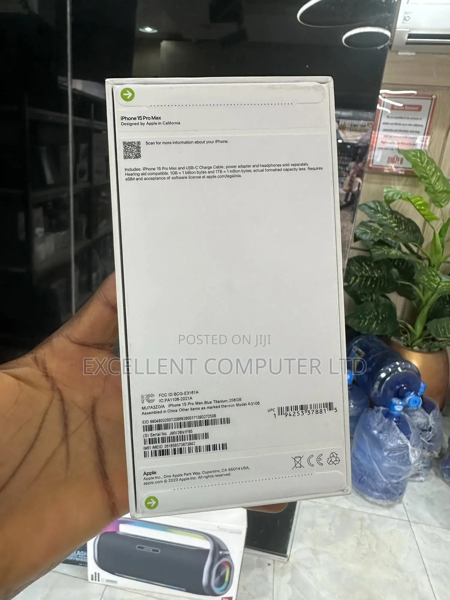 New Apple iPhone 15 Pro Max 256 GB Blue
