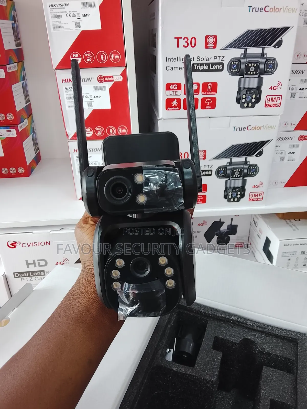 4g Dual Lens Solar Camera 6mp