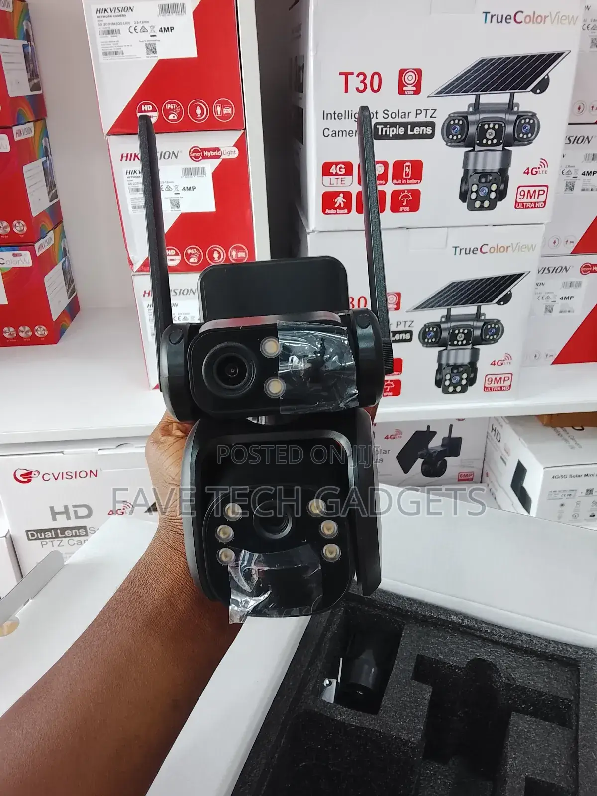 4g Dual Lens Solar Camera 6mp