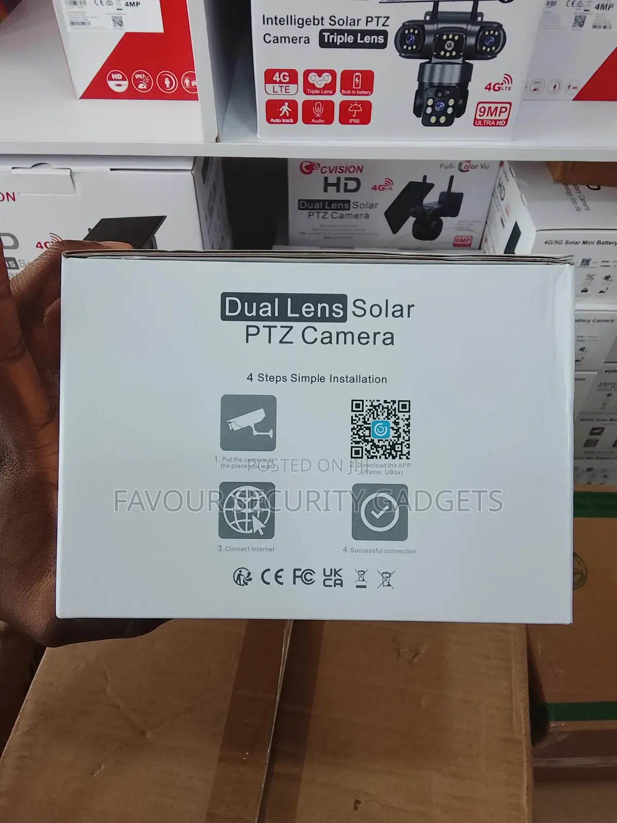 4g Dual Lens Solar Camera 6mp