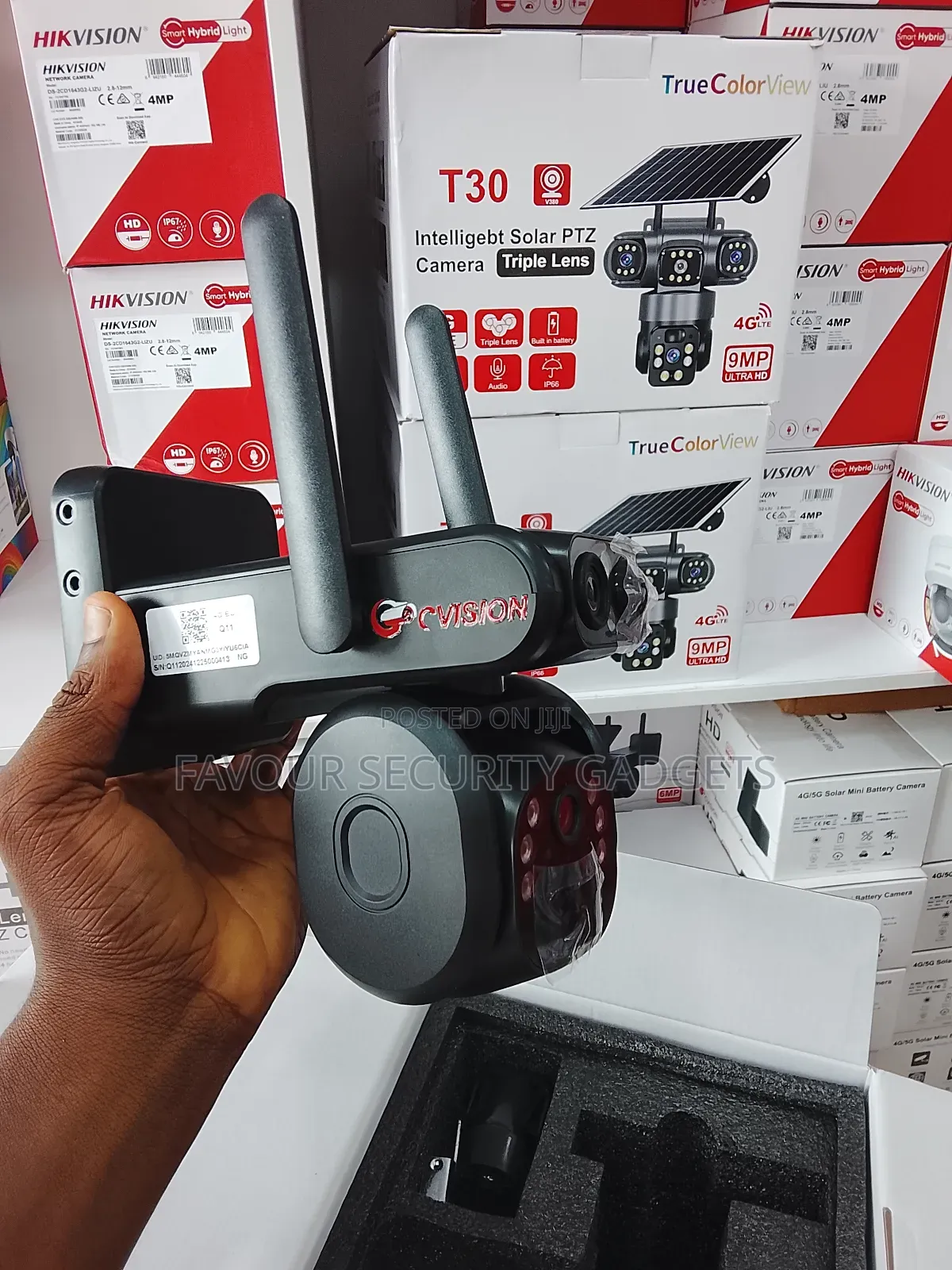 4g Dual Lens Solar Camera 6mp