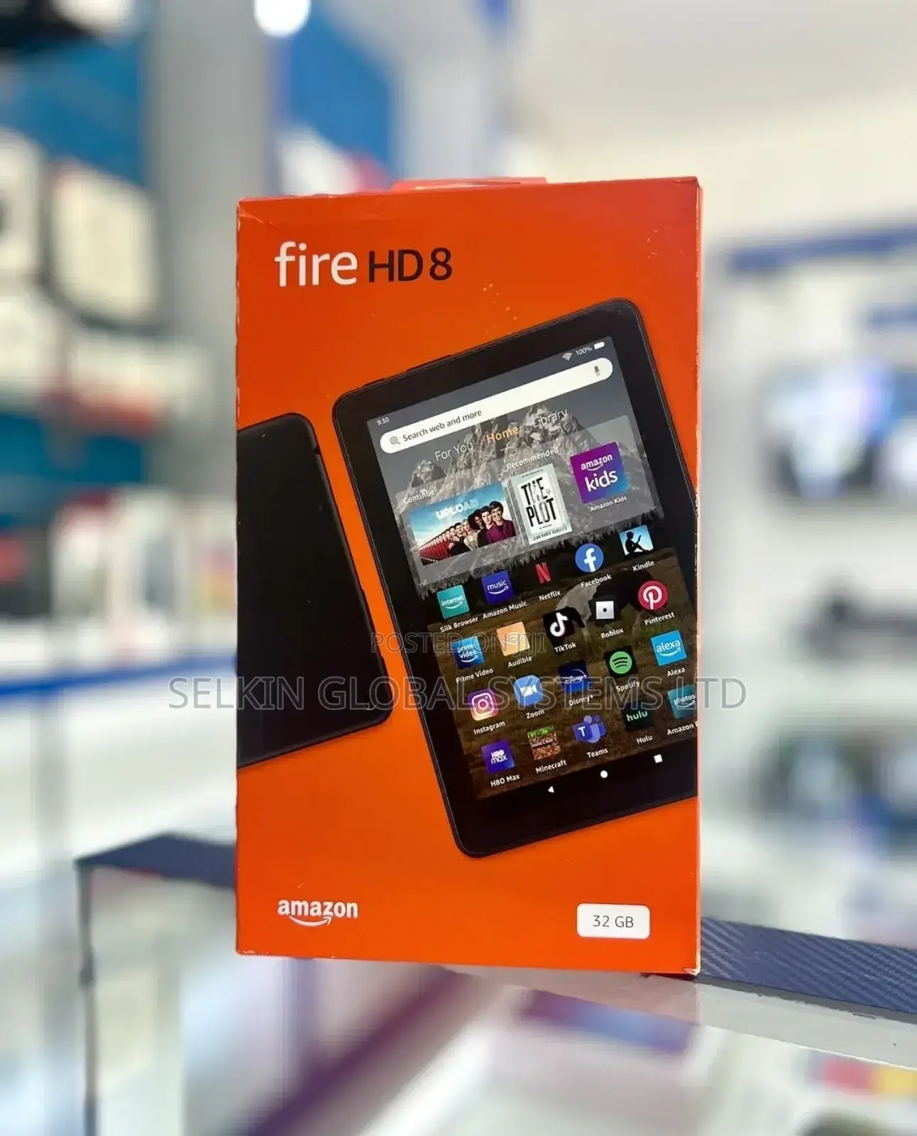New Amazon Fire HD 8 32 GB Black