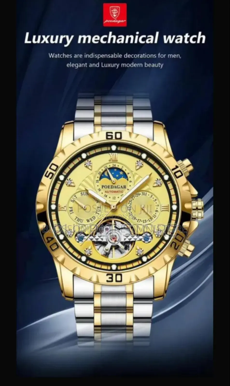 Poedagar Chronograph 1410 Automatic Engine