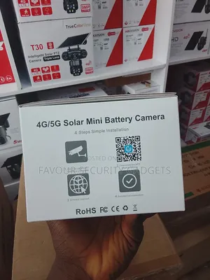 4g Ubox Solar Powered Battery Camera