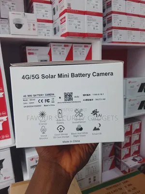 4g Ubox Solar Powered Battery Camera