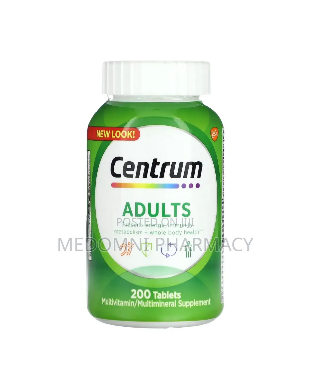 Centrum Adults Multivitamin – 200 Tablets