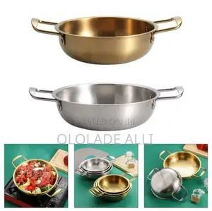 3 Pieces Gold Sieve Nonstick Paellas Pans With Handle Quality
