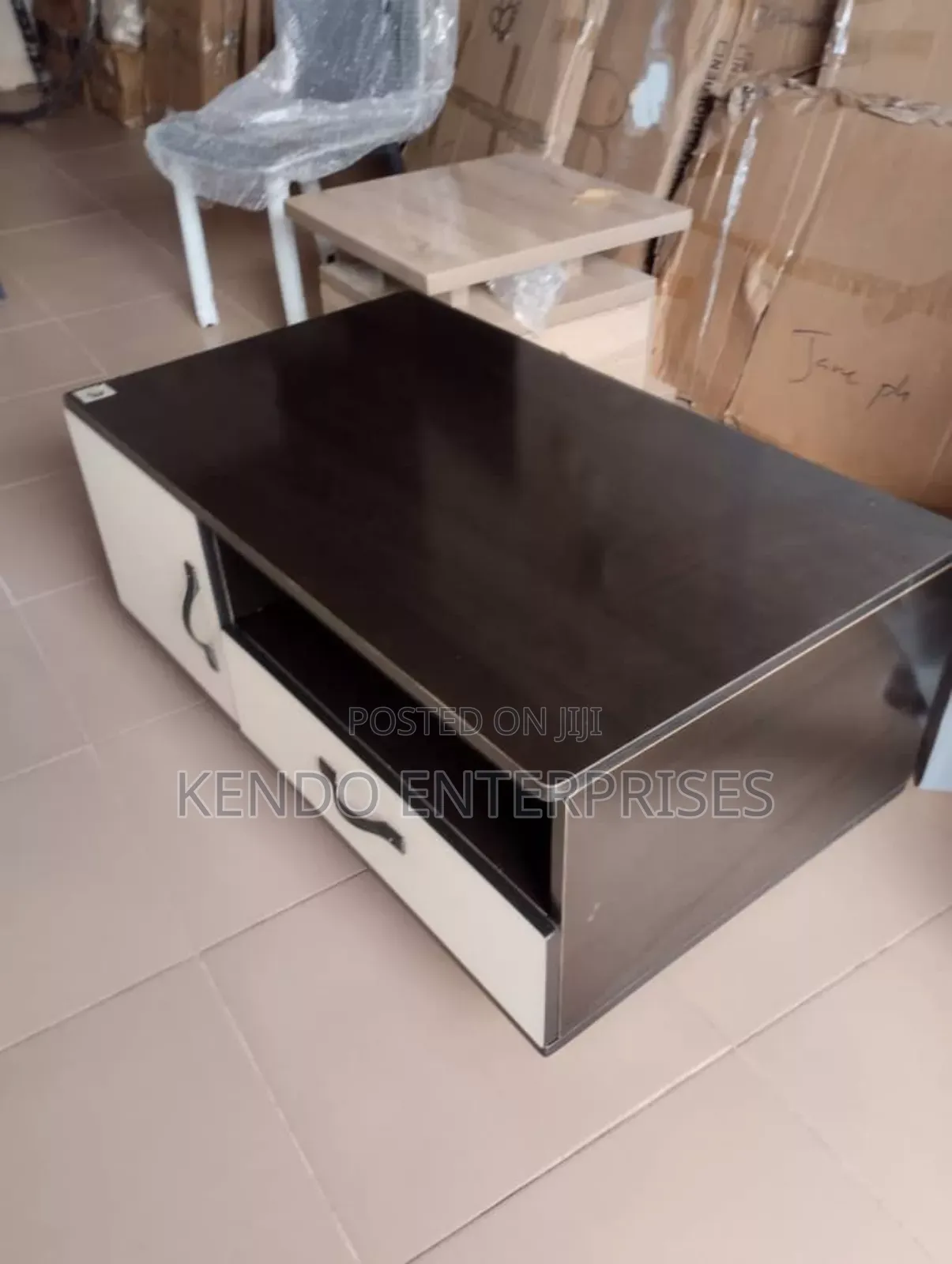 Center Table With Drawers