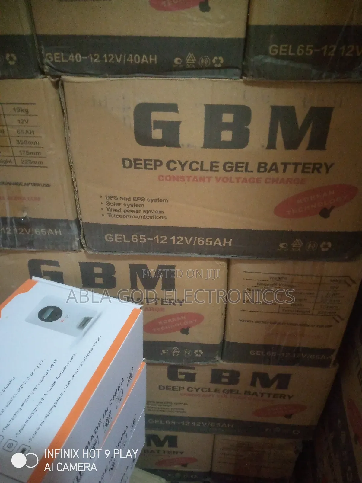 GBM Deep Cycle Battery 12v 65ah