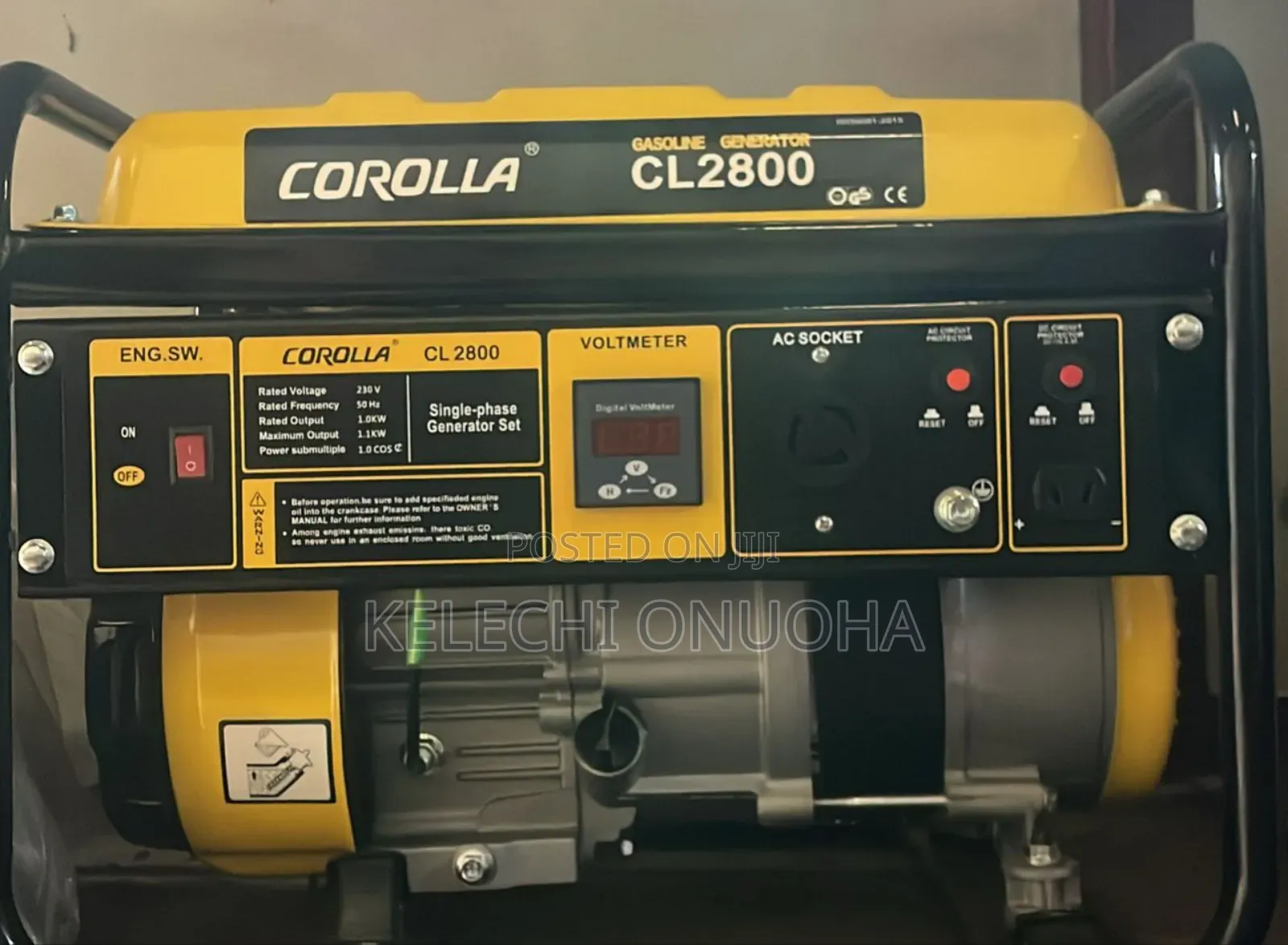 Corolla Generator Set Low Fuel Consumption