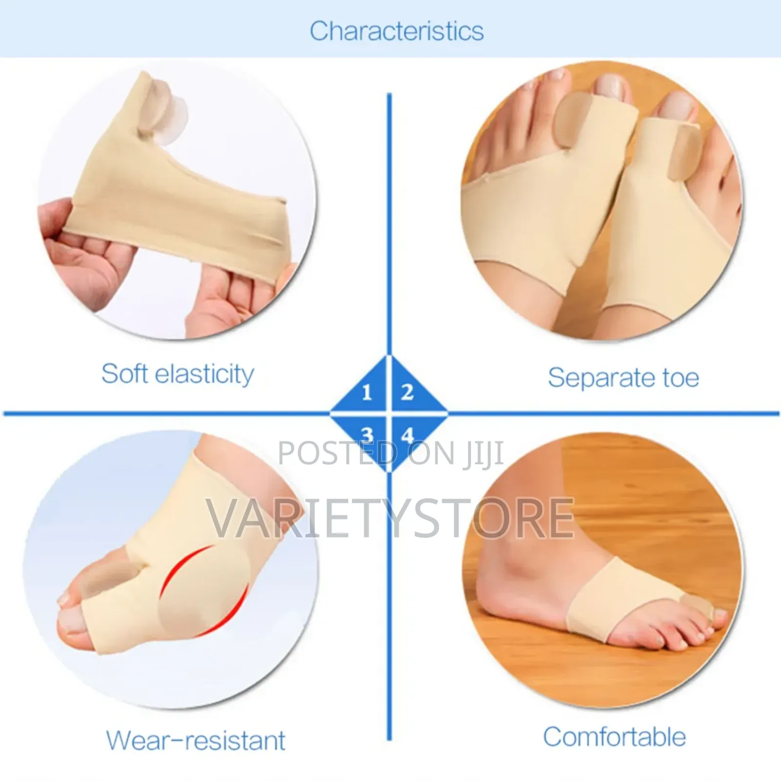 Toes Separator Socks Thumb Adjuster Straightener