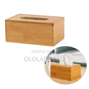 Wooden Tissue Box
