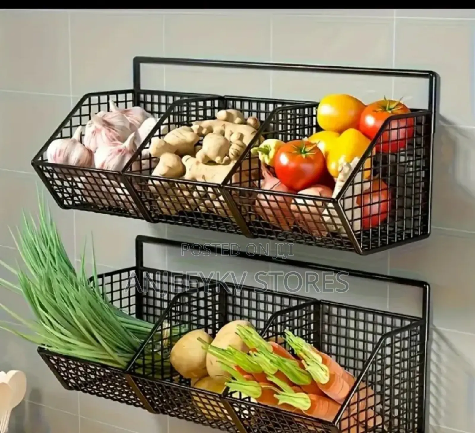 Wall Mounted Kitchen Storage Rack