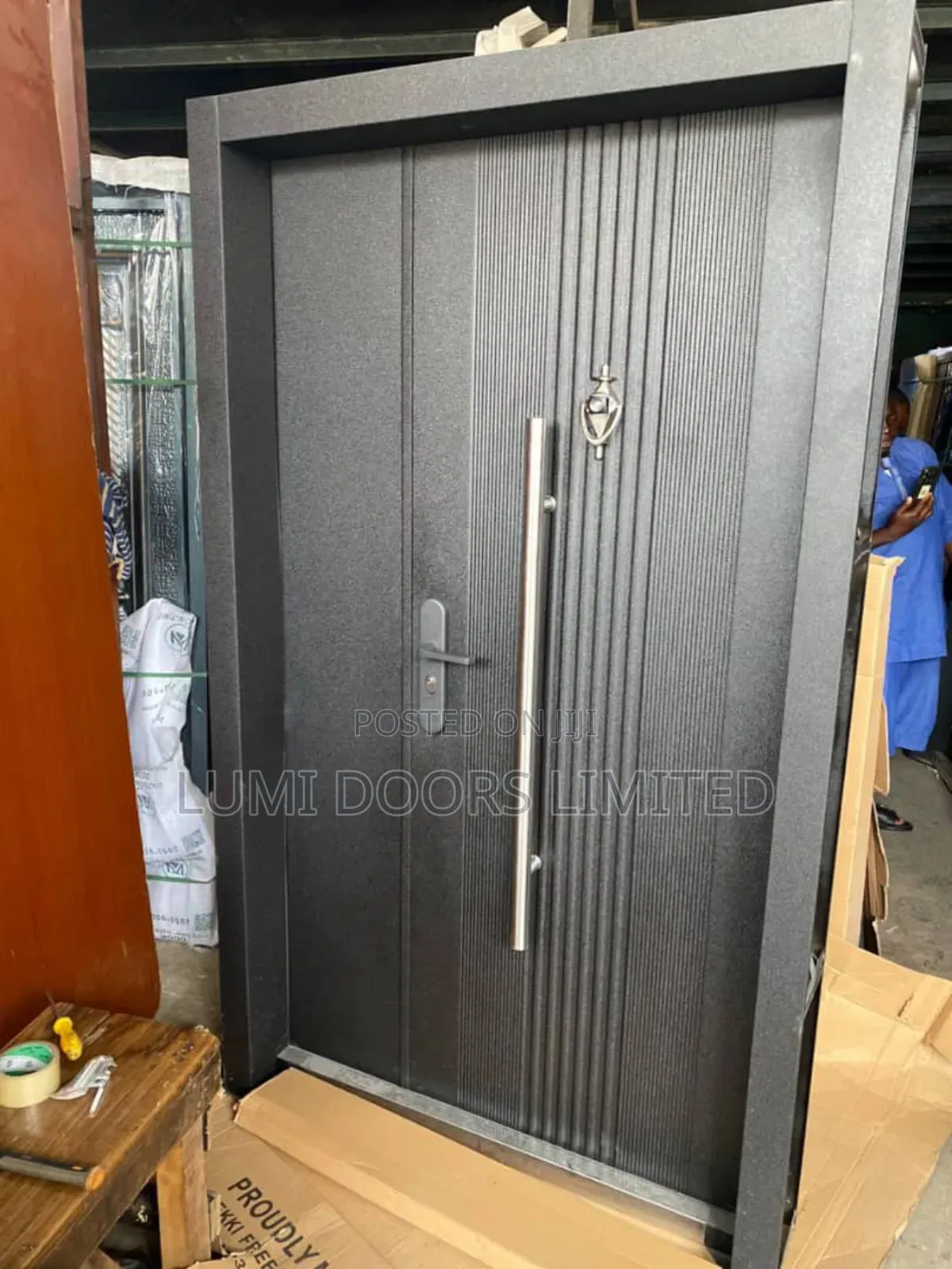 Double Door Security Steel Door 4ft