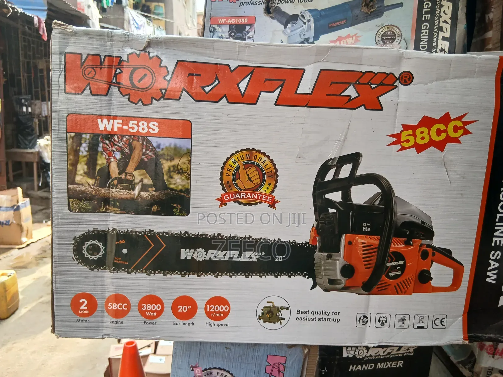 Gasoline Saw Wf5800 2300w