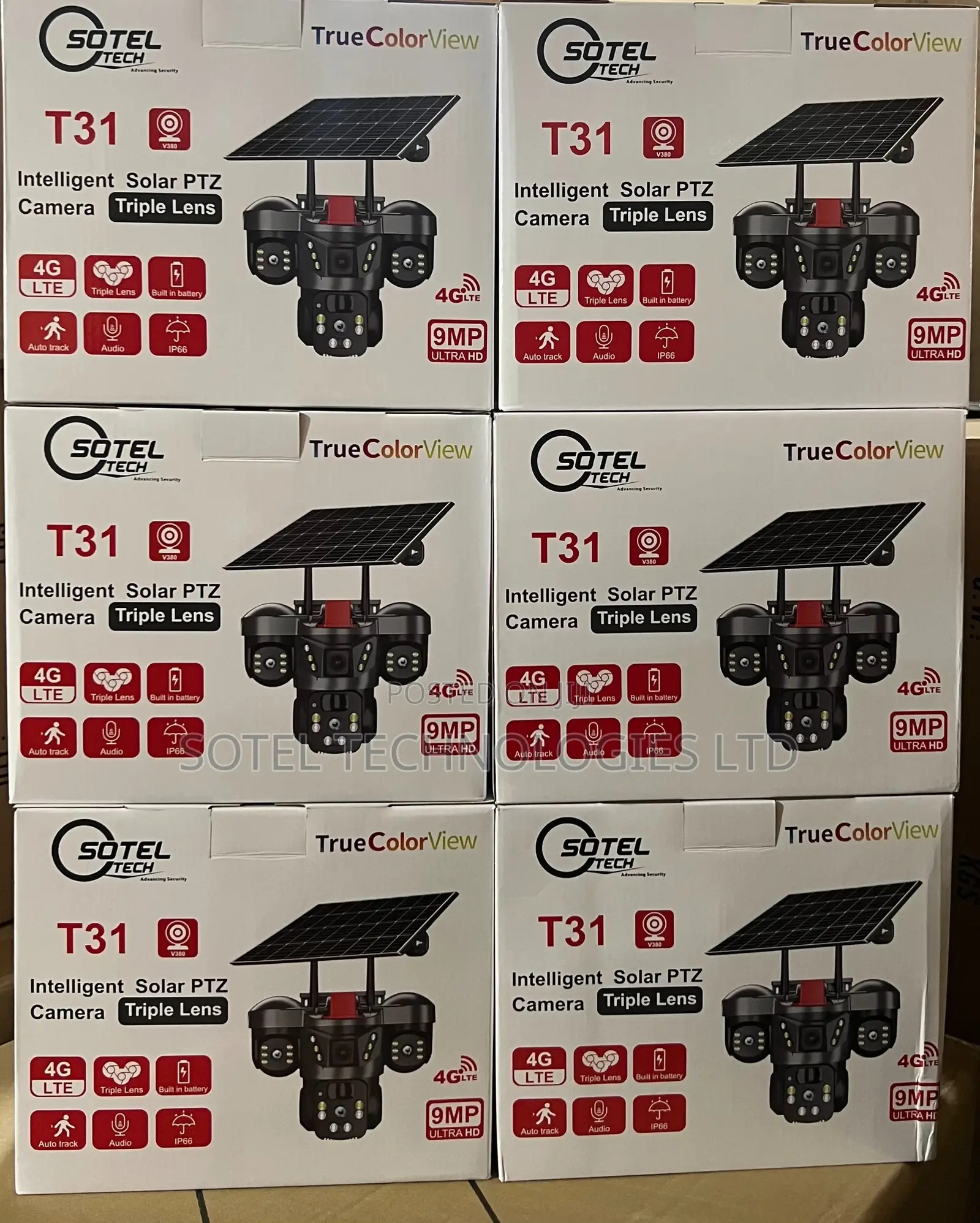 3 Lens 4g Solar Cctv Camera – Wireless Outdoor Ptz Security Camera