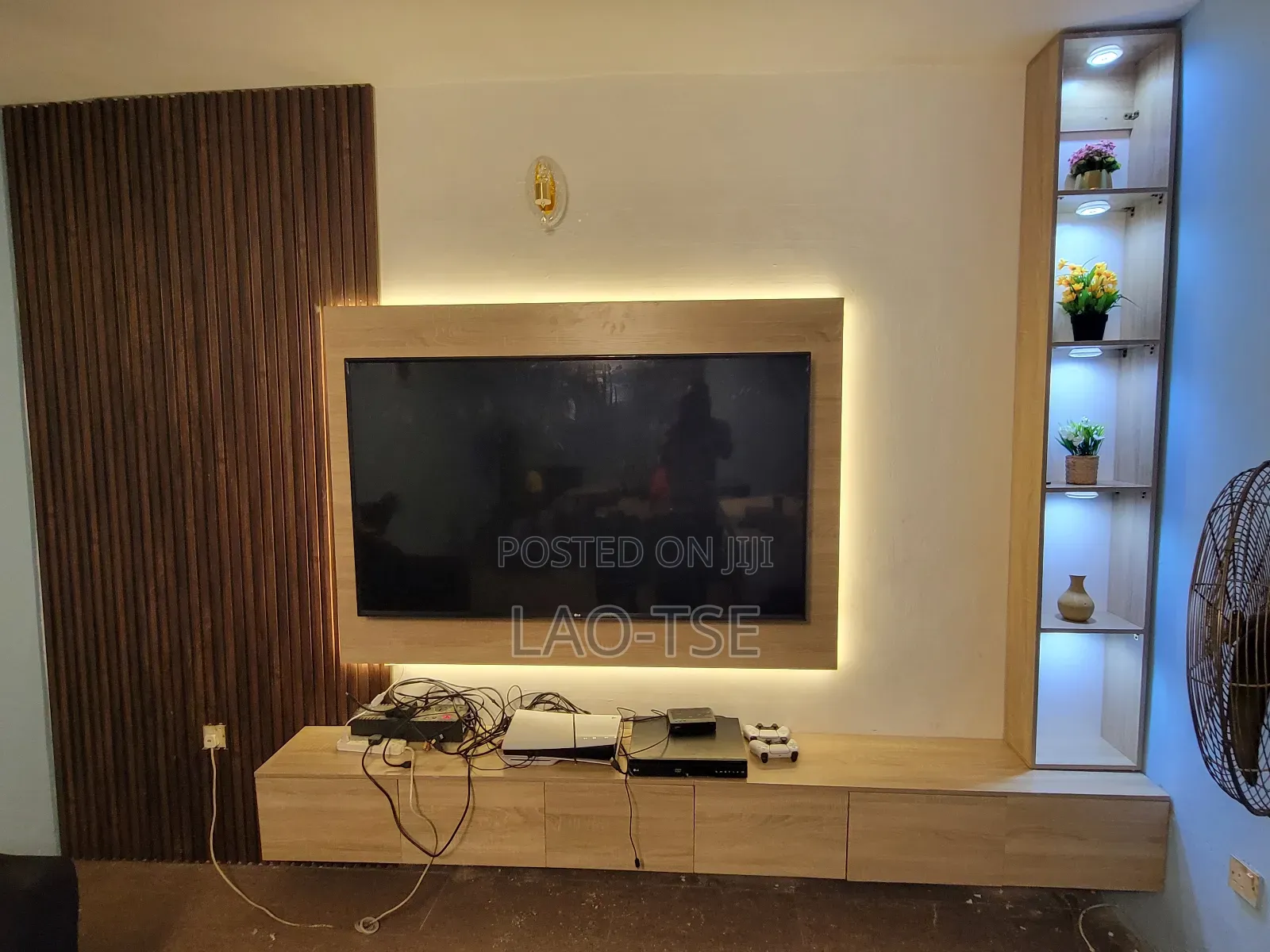 Be Spoke Tv Console. Minimalist Type Tv Console.