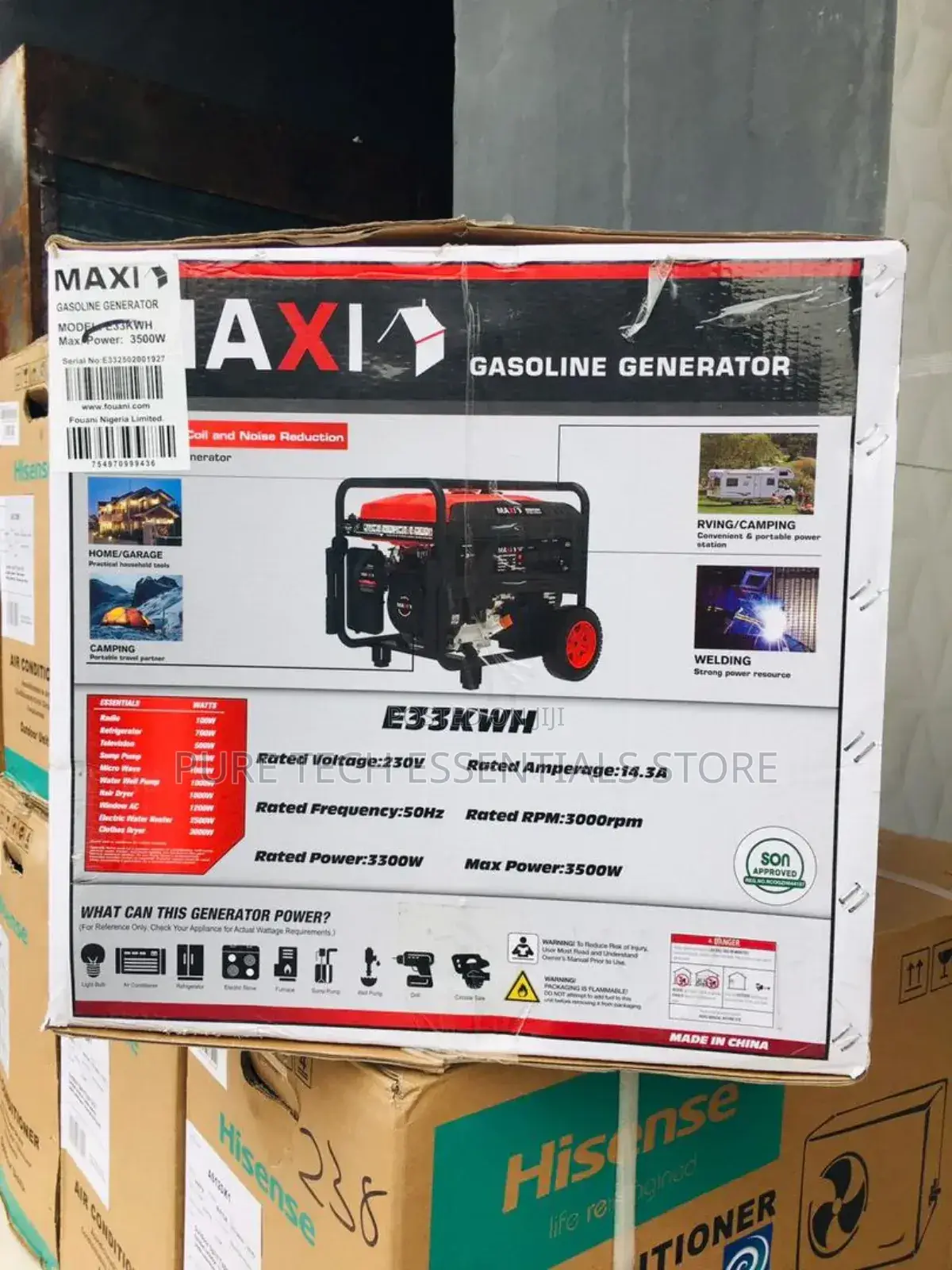 New Maxi 3.5kva Generator