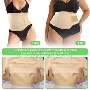 Castor Oil Wrap for Tummy, Breast,Neck