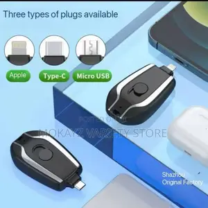 Mini New Power Pod Keychain Emergency Charger