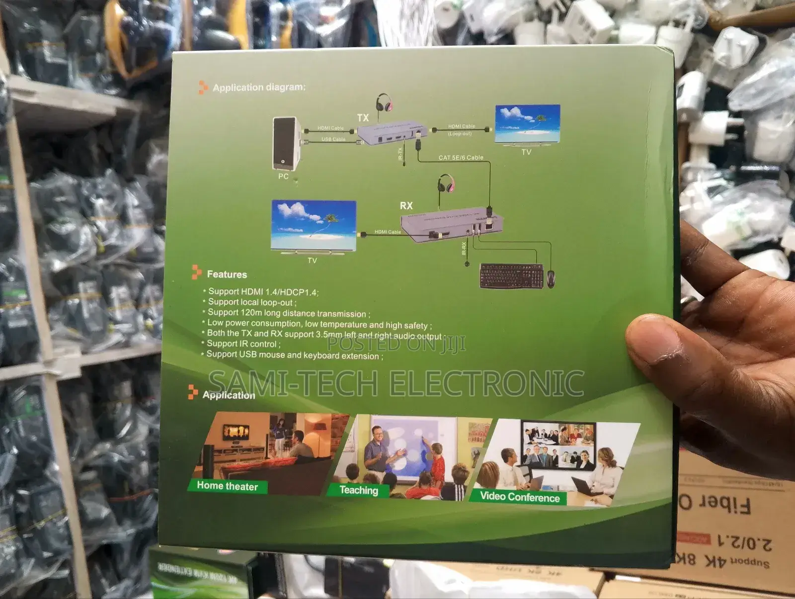 120m HDMI Extender KVM With Double USB