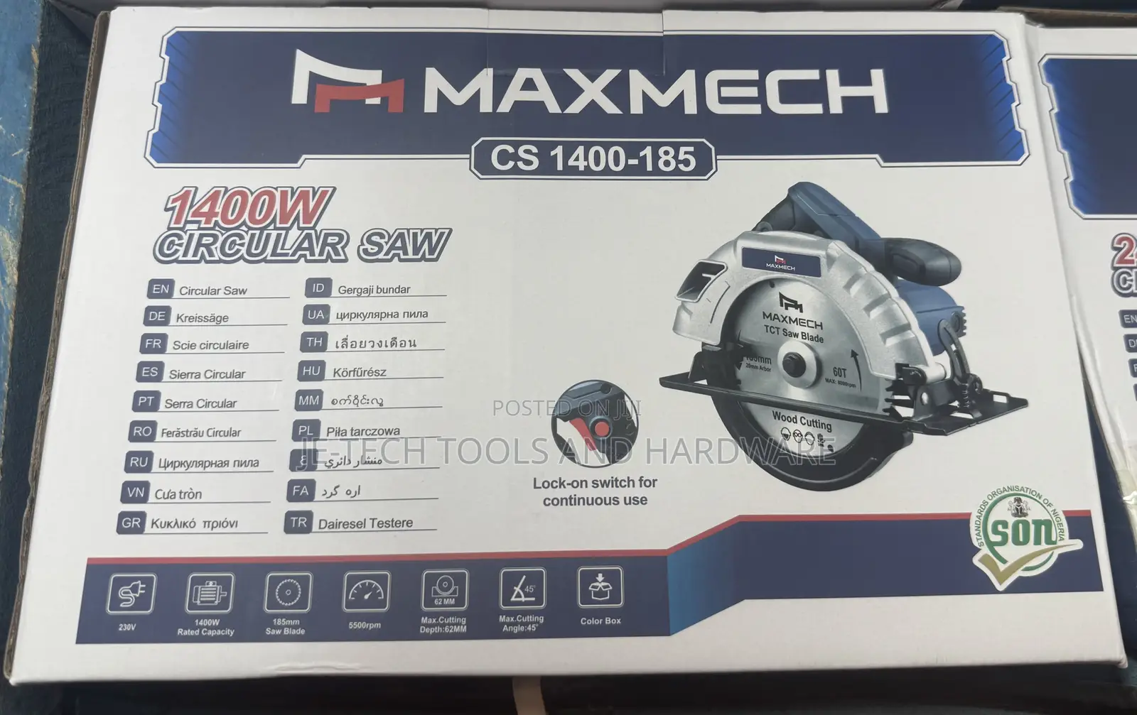 Maxmech Cs 1400-185 Circular Saw