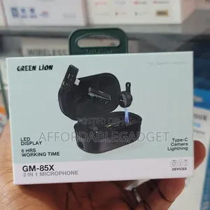 Green Lion Magnetic Wireless Mic With Good Noise Cancellation