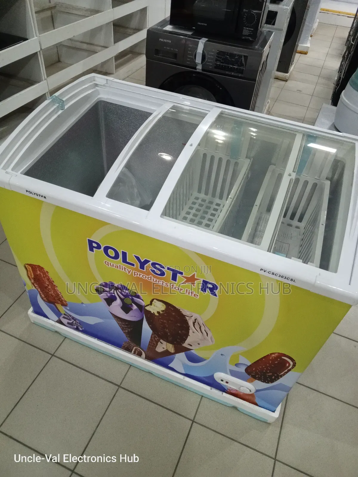 Polystar Showcase Freezer 303l