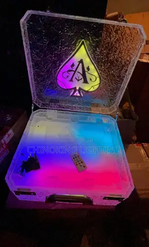 3 Bottles Rechargeable Led Aces of Spade Box
