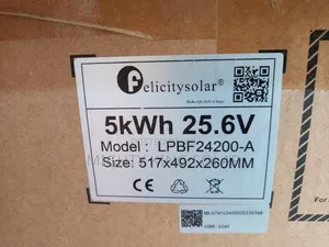 5kwh 24v Felicity Lithium Iron B