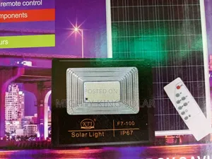 100w KTJ Floor Light With Panel and Remote