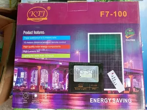100w KTJ Floor Light With Panel and Remote