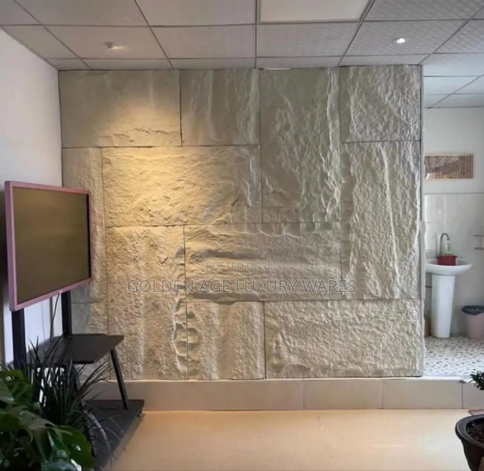 Cream Color Pu Wall Panel