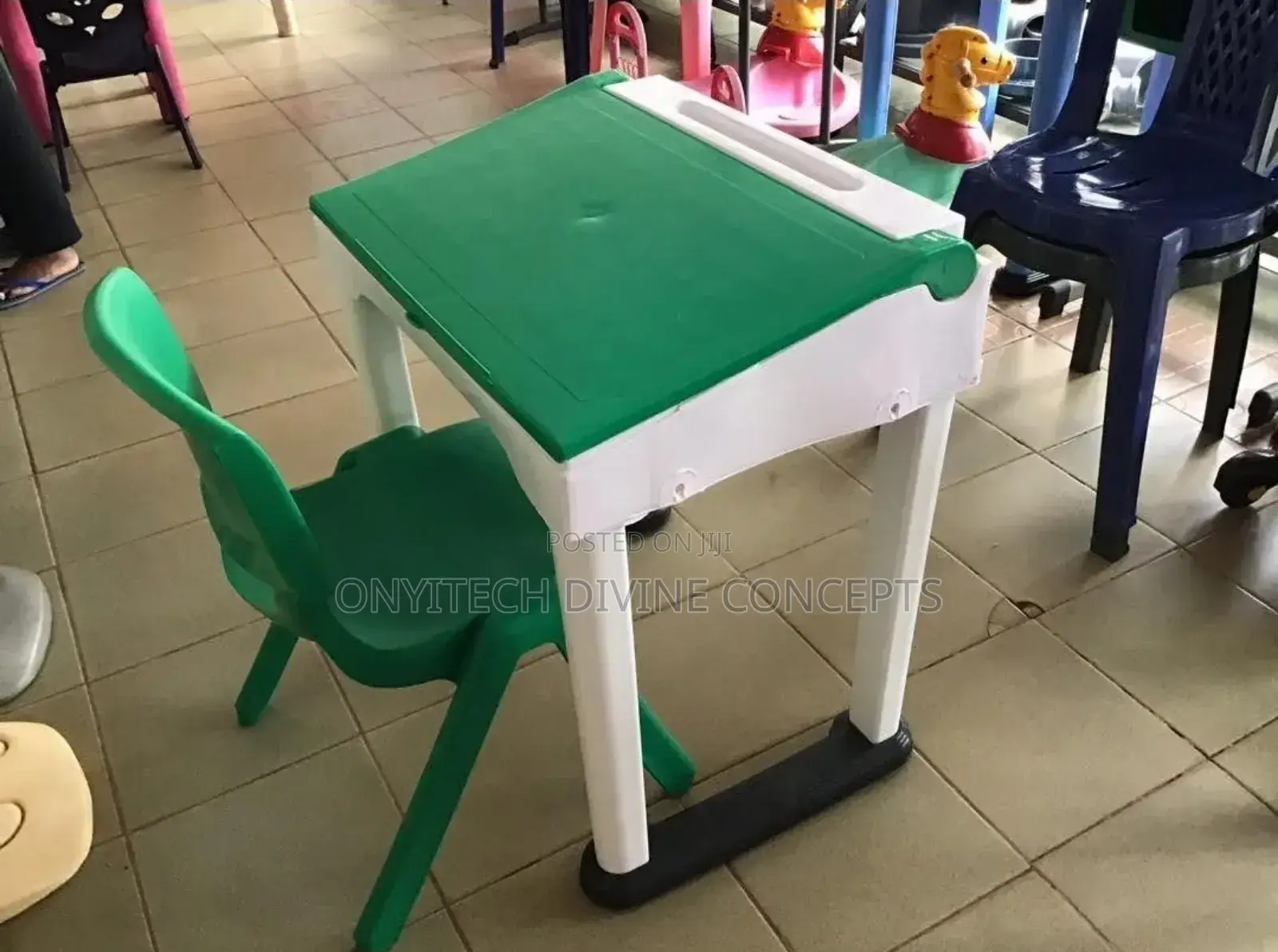 Study Plastic Desk With Chair
