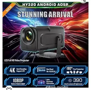 Hy320 Portable Projector Supports Video Decoding. Higher Brightness