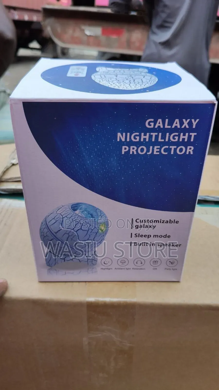 Dinasour Egg Galaxy Starry Nightlight Projector