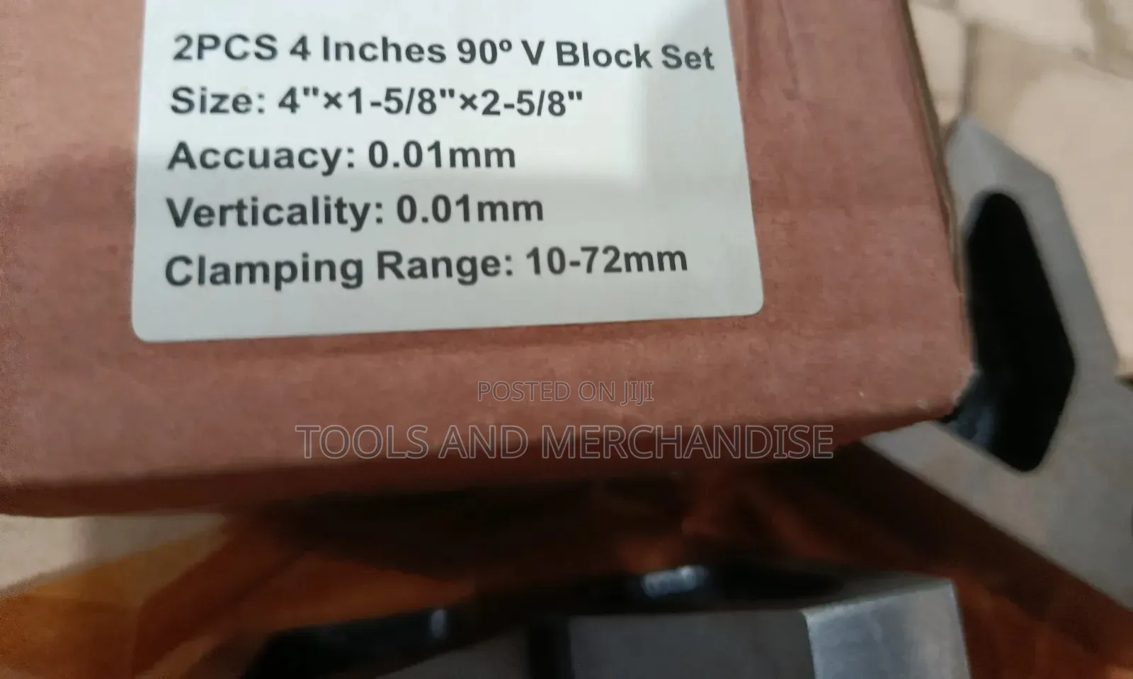 V Block Set 4"