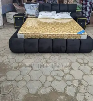 6 by 6 Bedframe With Mattress