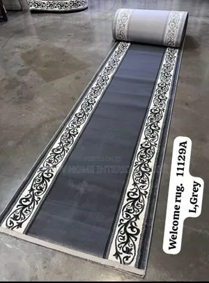 Welcome Rug L,Grey Turkish Soft Pile