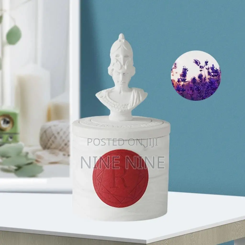 Athena Sculpture Aromatherapy Scented Candle (Sc-17)