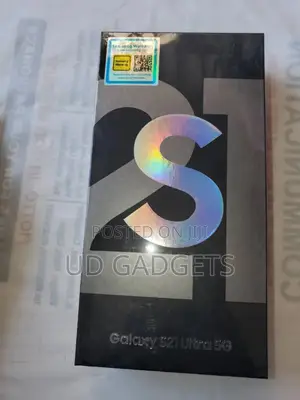 New Samsung Galaxy S21 Ultra 5G 128 GB Silver