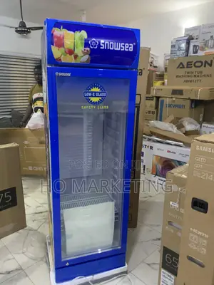 Snowsea Upright Display Cooler – 300l Glass Door Fridge