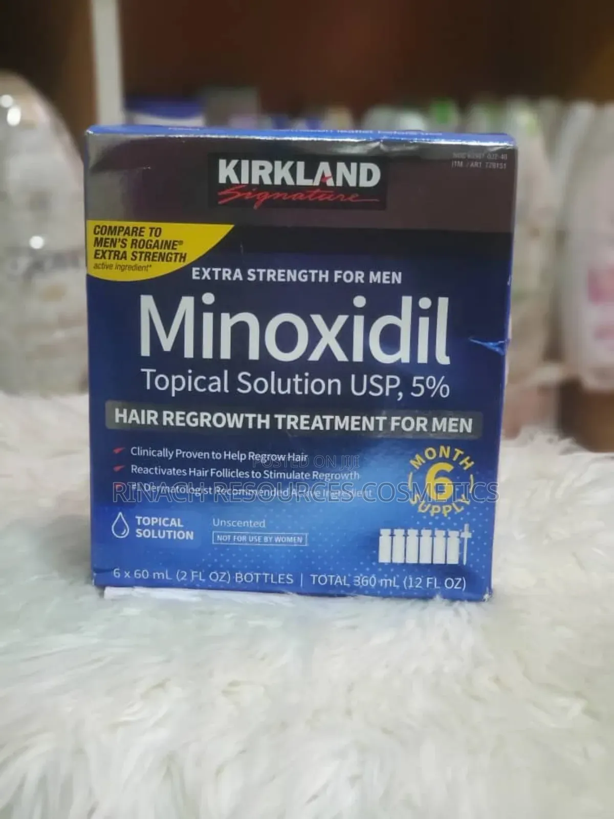 Kirkland Signature Minoxidil Topical Solution Usp,5% for Men (60 Ml).
