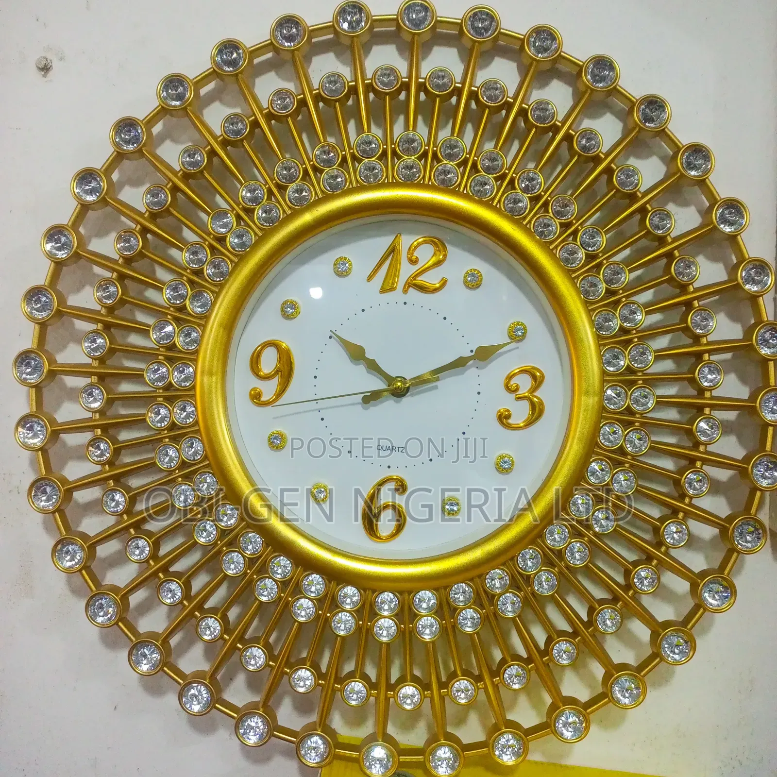 Nice Gold Clock S6262 Set